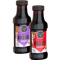 Illustration av Grillolja