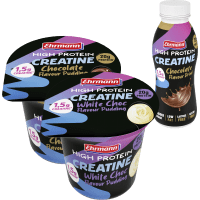 Illustration av Protein+kreatin