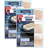 Illustration av Fryst torskryggfilé