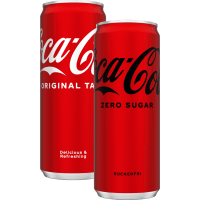 Illustration av Coca-Cola Original, Zero