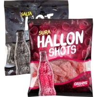 Illustration av Hallonshots, Hotshots