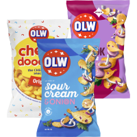 Illustration av Chips, Ostbågar