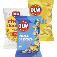 Illustration av Chips, Ostbågar