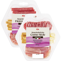 Illustration av Snacksbricka