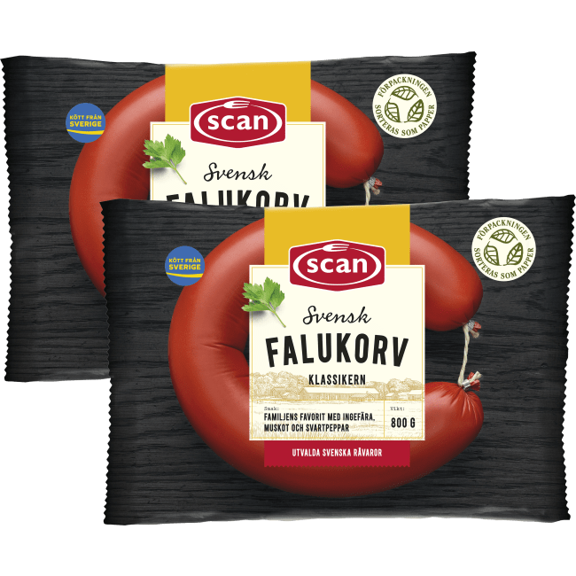 Illustration av Falukorv