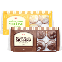 Illustration av Krämfyllda muffins