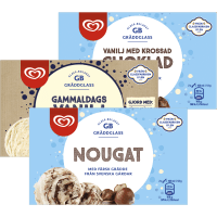 Illustration av Vanilj med nougat