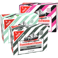 Illustration av Halstabletter Original 25g 3-p Friend