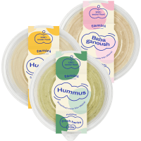 Illustration av Hummus & Baba Ganoush