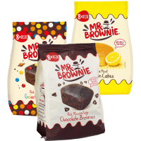 Illustration av Brownies/Lemon cake