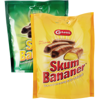 Illustration av Skumbanan choklad