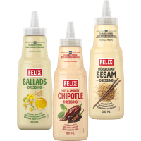 Illustration av V12 Salladsdressing 6 sorter