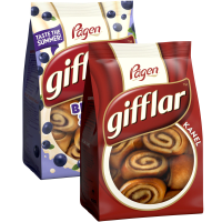 Illustration av Gifflar Kanel/Blåbär vanilj