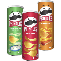 Illustration av Pringles, Olika sorter
