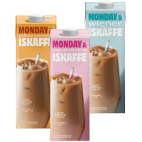 Illustration av Iskaffe Monday