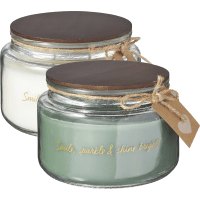 Illustration av Doftljus Mina grön H 8cm