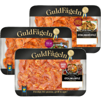 Illustration av Strimlad kyckling