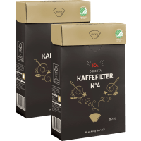 Illustration av Kaffefilter 1x4 oblekta
