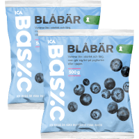 Illustration av Frysta blåbär