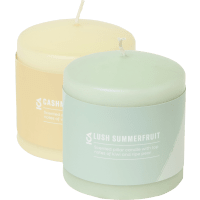 Illustration av Doftblockljus Lush Summerfruit/Vanilla