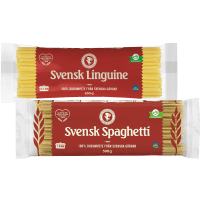 Illustration av Svensk Spaghetti/Linguine