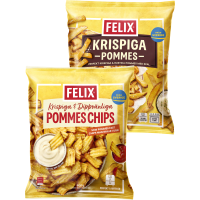 Illustration av Krispiga pommes/Pommes chips