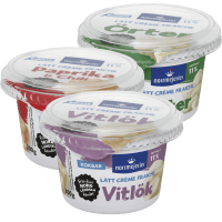 Illustration av Smaksatt Crème fraiche