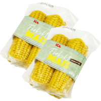 Illustration av Förkokta majskolvar 2-pack