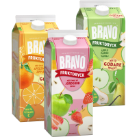 Illustration av Bravo Fruktdryck