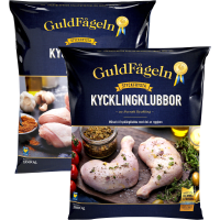 Illustration av Kycklingklubba, -vingar, -ben