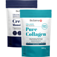 Illustration av Kreatin, collagen