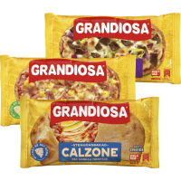 Illustration av Grandiosa minipizza X-tra allt
