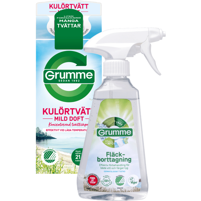 Illustration av Flytande tvättmedel, sköljmedel, fläckspray