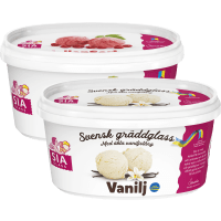 Illustration av Gräddglass, Sorbet