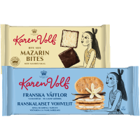 Illustration av Franska Våfflor Vanilj/Mazarin Bites