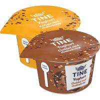 Illustration av Yoghurt med crisp