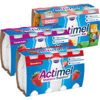 Illustration av Actimel Drickyoghurt