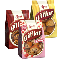Illustration av Gifflar Kanel, Vanilj, Raspberry