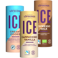 Illustration av Löfbergs ice coffee