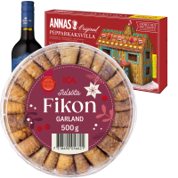 Illustration av utförsäljning utvalda julsnacks