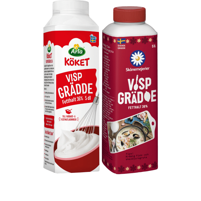 Illustration av Vispgrädde