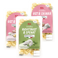 Illustration av Färsk fylld pasta