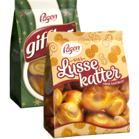 Illustration av Lussekatter/Gifflar saffran