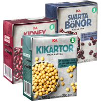 Illustration av Kidneybönor/Kikärtor/Svarta bönor