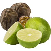 Illustration av Lime/passionsfrukt