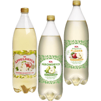 Illustration av Äppeldryck med ciderkaraktär Flädersmak 1,5l