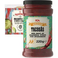 Illustration av Tacosås, Tortilla