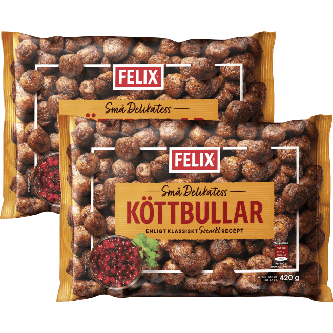 Illustration av Små delikatessköttbullar