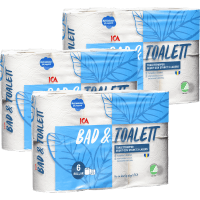 Illustration av Bad & toalett toalettpapper 6p