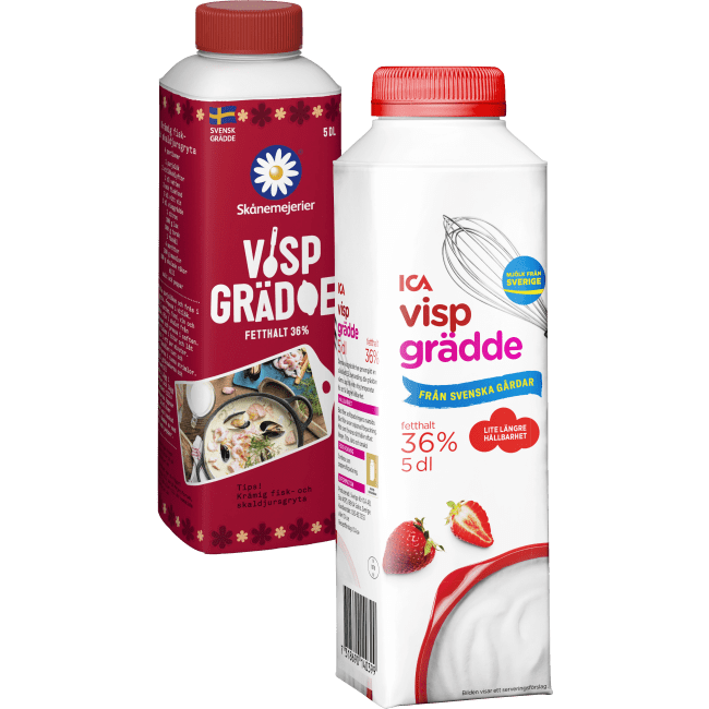 Illustration av Vispgrädde
